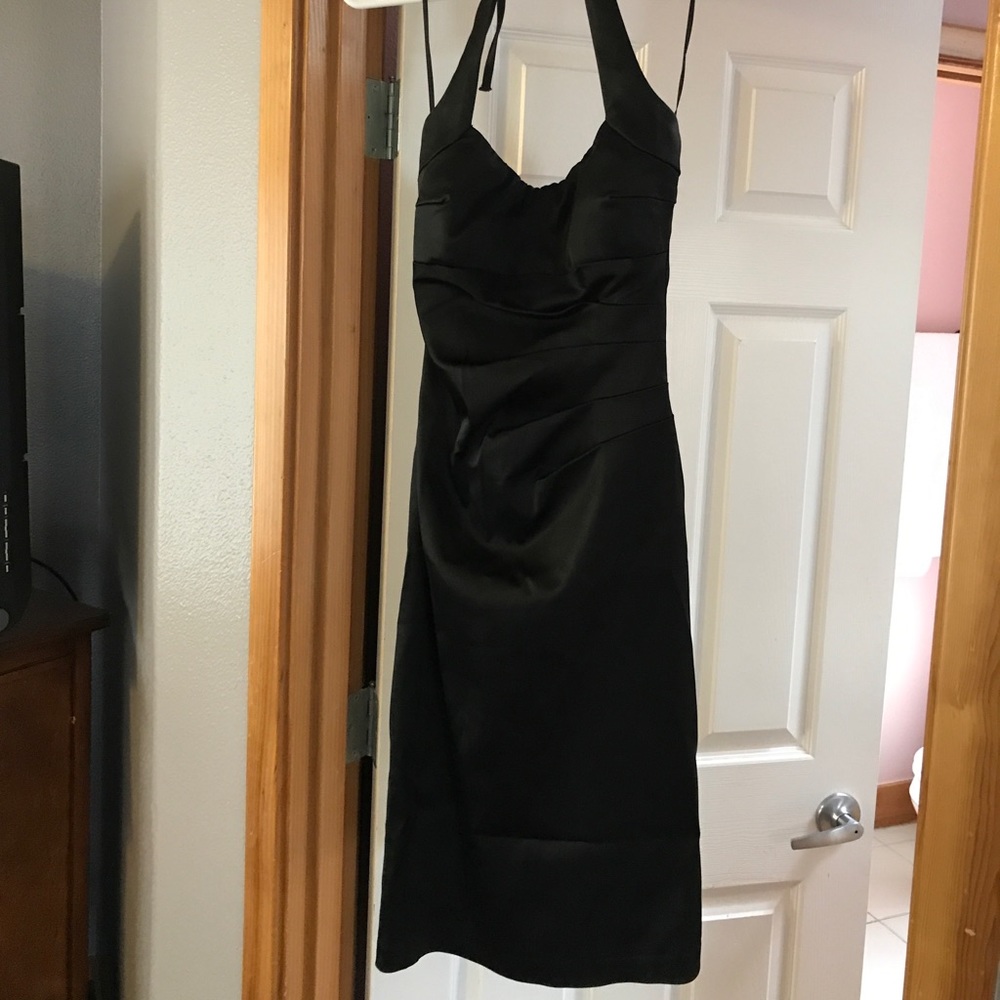 Fitted formal mid length dress